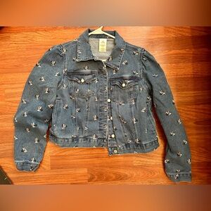 Disney Parks Minnie Mouse Denim Jacket Large